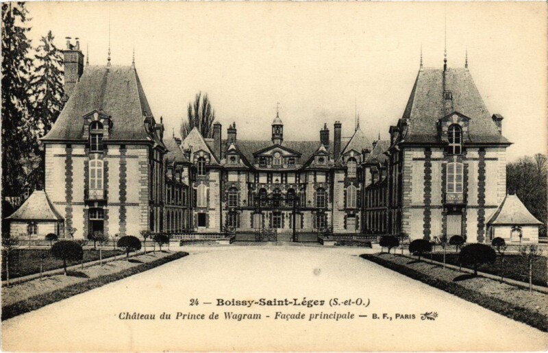 Carte postale ancienne Boissy-Saint-Leger Chateau du Prince de Wagram