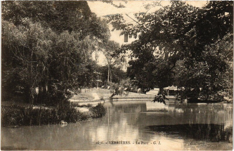 Carte postale ancienne Verrieres-le-Buisson Le Parc