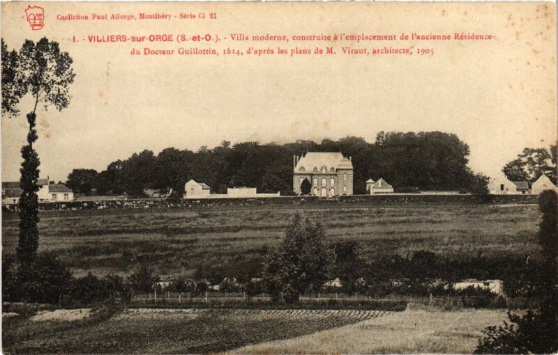 Carte postale ancienne Villiers-sur-Orge Villa Moderne à Villiers-sur-Orge