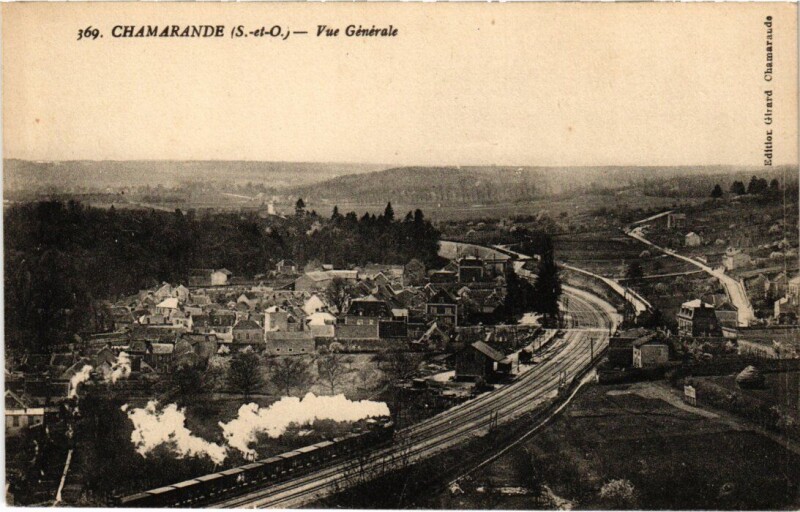 Carte postale ancienne Chamarande Vue Generale à Chamarande