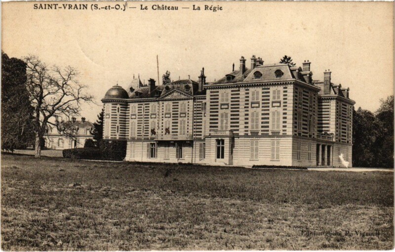 Carte postale ancienne Saint-Vrain Chateau - La Regie à Saint-Vrain