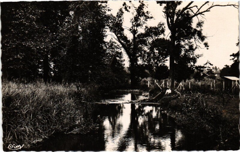 Carte postale ancienne Saint-Michel-sur-Orge Un Beau Coin de l'Orge à Saint-Michel-sur-Orge
