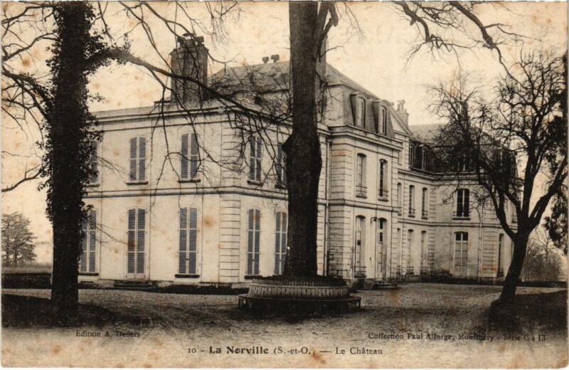 Carte postale ancienne La Norville Le Chateau à La Norville