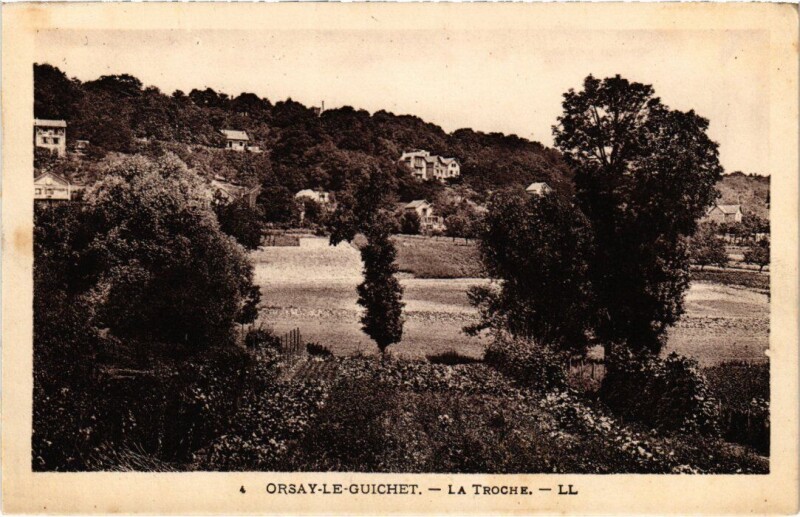 Carte postale ancienne Orsay Le-Guichet - La Troche à Orsay