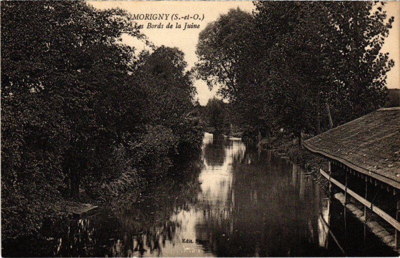 Carte postale ancienne Morigny Les Bords de la Juine