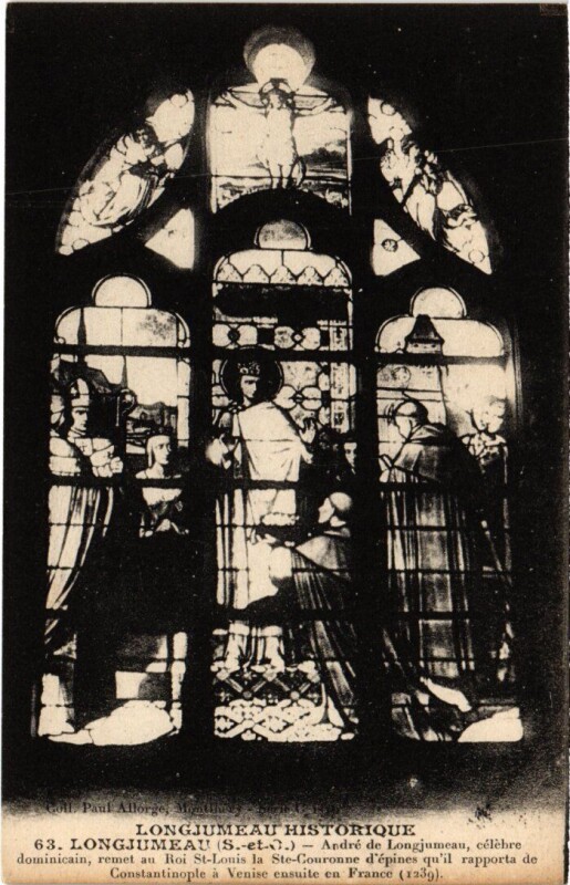 Carte postale ancienne Longjumeau Andre de Longjumeau à Longjumeau