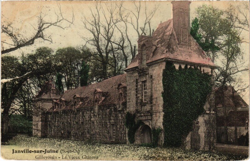 Carte postale ancienne Janville-sur-Juine Gillevoisin - Le Vieux Chateau à Janville-sur-Juine