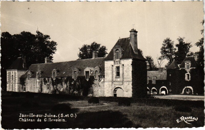 Carte postale ancienne Janville-sur-Juine Chateau de Gillevoisin à Janville-sur-Juine