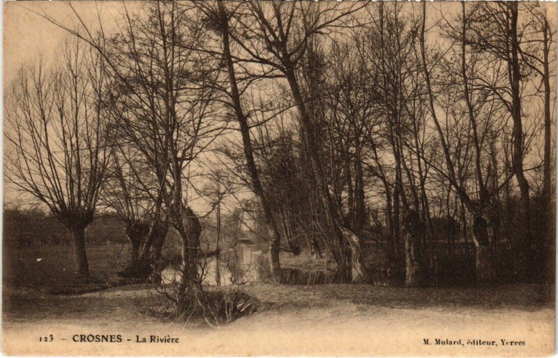 Carte postale ancienne Crosne La Riviere à Crosne