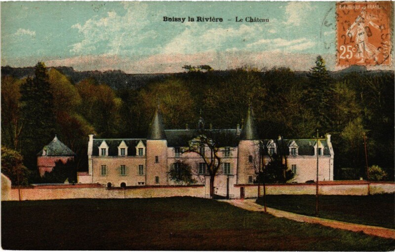 Carte postale ancienne Boissy-la-Riviere Le Chateau