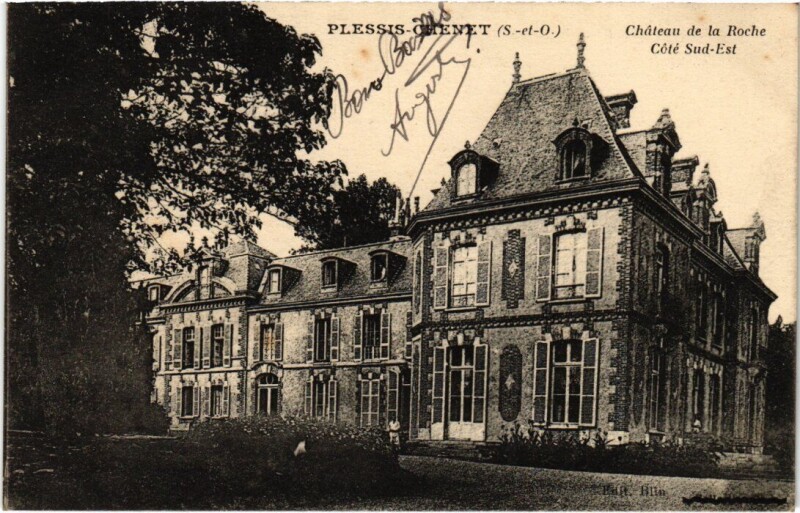 Carte postale ancienne Plessis-Chenet Chateau de la roche - Cote Sud-Est