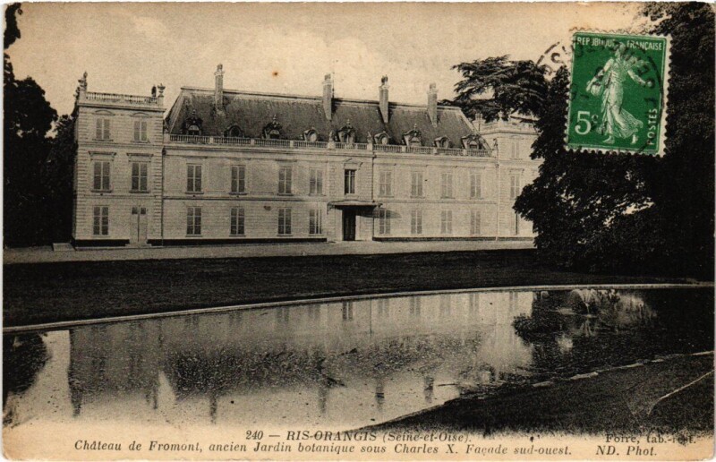 Carte postale ancienne Ris-Orangis Chateau de Fromont à Ris-Orangis
