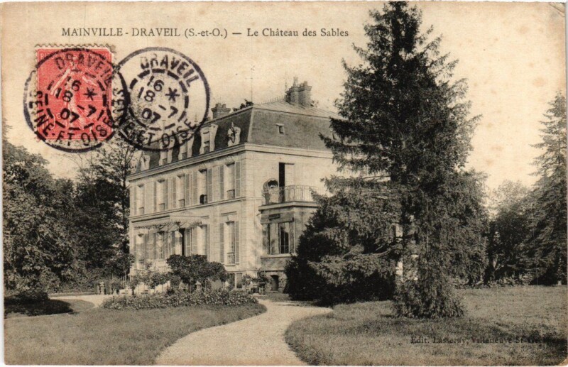 Carte postale ancienne Draveil Mainville-Draveil - Le Chateau des Sables à Draveil