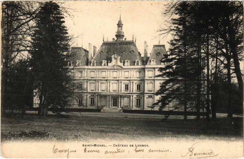 Carte postale ancienne Saint-Michel-sur-Orge Chateau de Lormoy à Ormoy