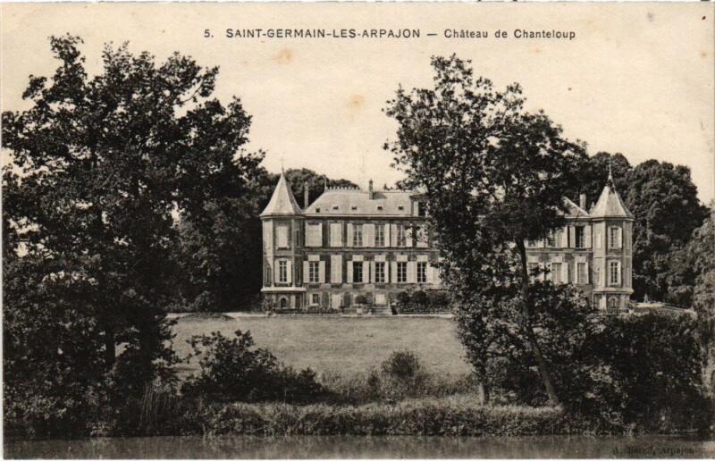 Carte postale ancienne Saint-Germain-les-Arpajon Chateau de Chanteloup à Arpajon
