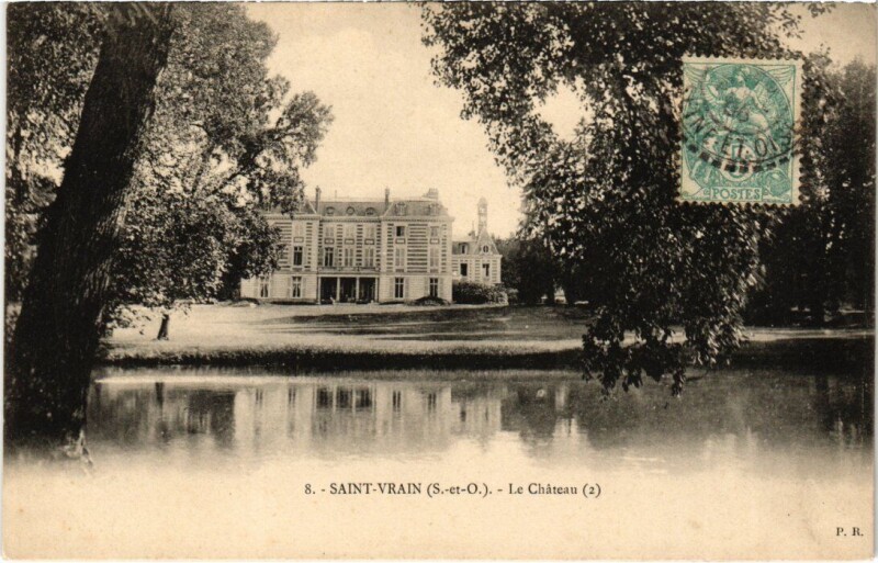 Carte postale ancienne Saint-Vrain Le Chateau à Saint-Vrain