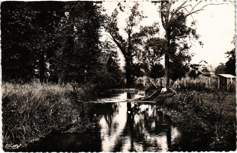 Carte postale ancienne Saint-Michel-sur-Orge Un Beau Coin de l'Orge à Saint-Michel-sur-Orge