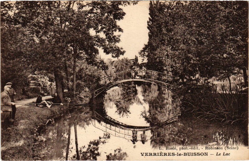 Carte postale ancienne Verrieres-le-Buisson Le Lac