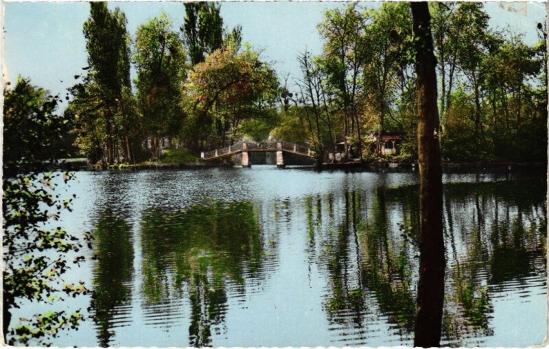 Carte postale ancienne Vigneux-sur-Seine Lac de l'U.S. Metropolitaine à Vigneux-sur-Seine
