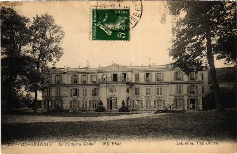 Carte postale ancienne Ris-Orangis Chateau Gomel à Ris-Orangis