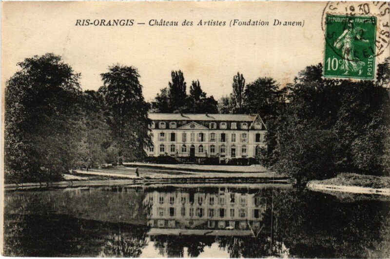 Carte postale ancienne Ris-Orangis Chateau des Artistes à Ris-Orangis