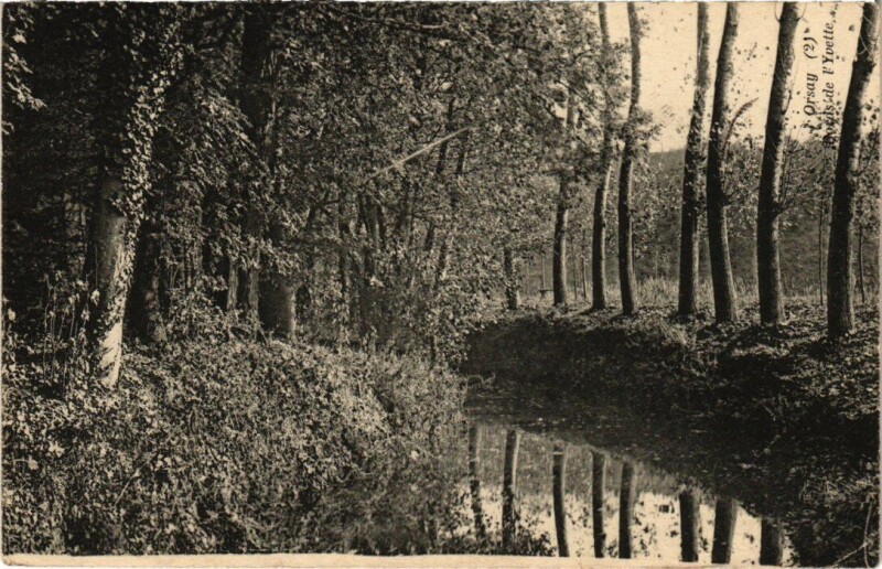 Carte postale ancienne Orsay Bords de l'Yvette à Orsay