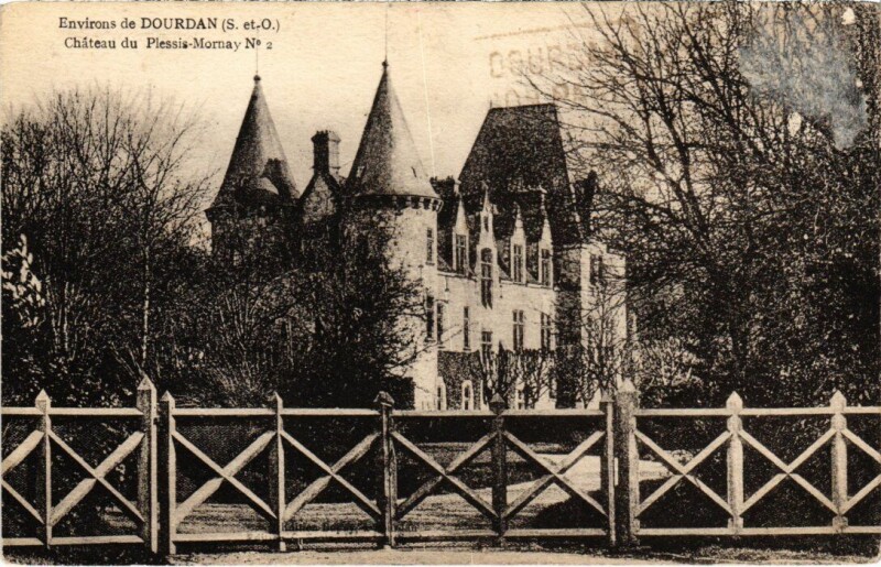 Carte postale ancienne Environs de Dourdan Chateau de Plessis-Mornay à Dourdan