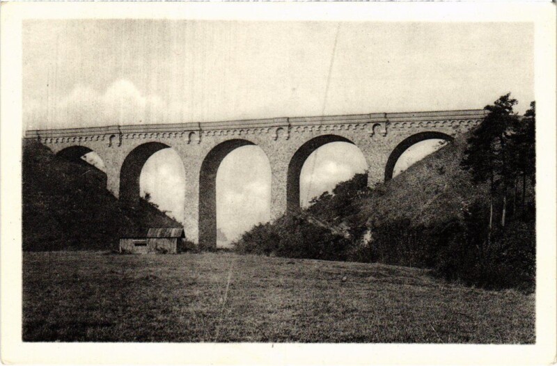 Carte postale ancienne Limours Le Viaduc à Limours