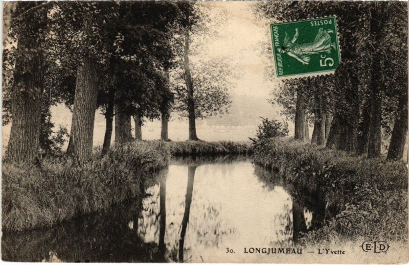 Carte postale ancienne Longjumeau L'Yvette à Longjumeau
