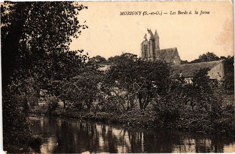 Carte postale ancienne Morigny Les Bords de la Juine