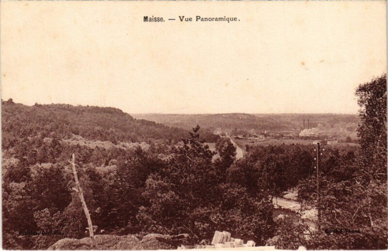 Carte postale ancienne Maisse Vue Panoramique à Maisse