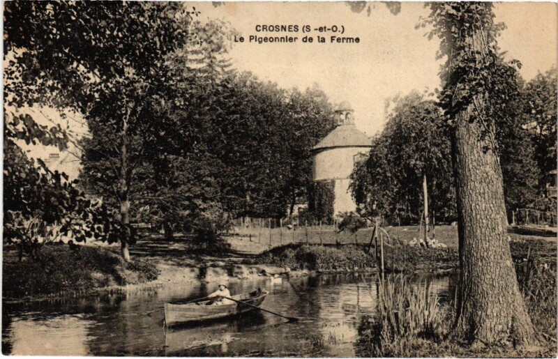 Carte postale ancienne Crosne Le Pigeonnier de la Ferme à Crosne