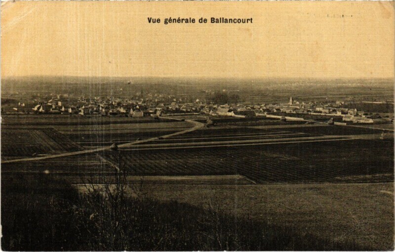 Carte postale ancienne Ballancourt Vue Generale