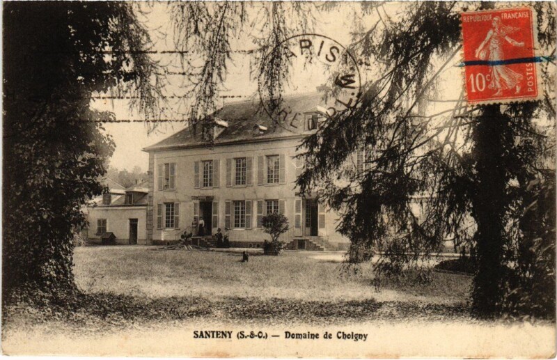 Carte postale ancienne Santeny Domaine de Choigny France à Santeny