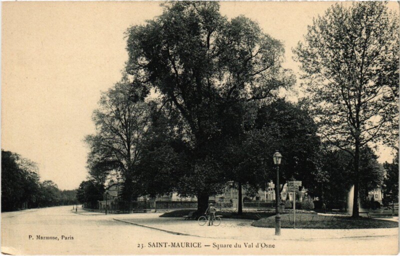 Carte postale ancienne Saint-Maurice Square du Val d'Osne France à Saint-Maurice