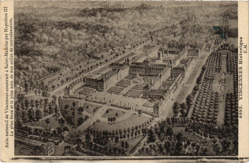 Carte postale ancienne Souvenir de Vincennes France à Vincennes