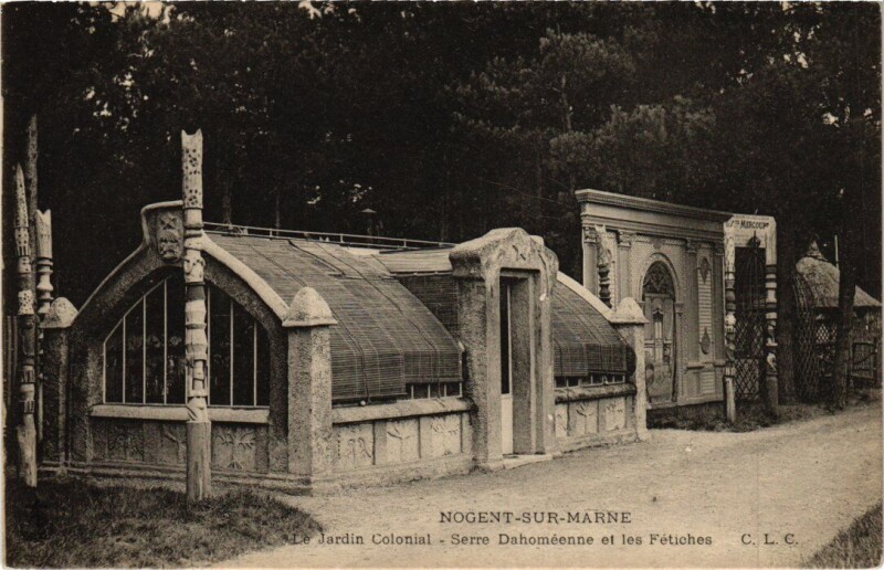Carte postale ancienne Nogent-sur-Marne Le Jardin Colonial France à Nogent-sur-Marne