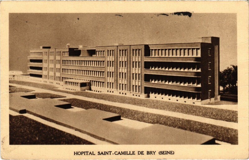 Carte postale ancienne Bry sur Marne Hopital Saint-Camille France à Bry-sur-Marne