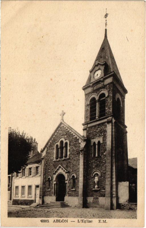 Carte postale ancienne Ablon L'Eglise France