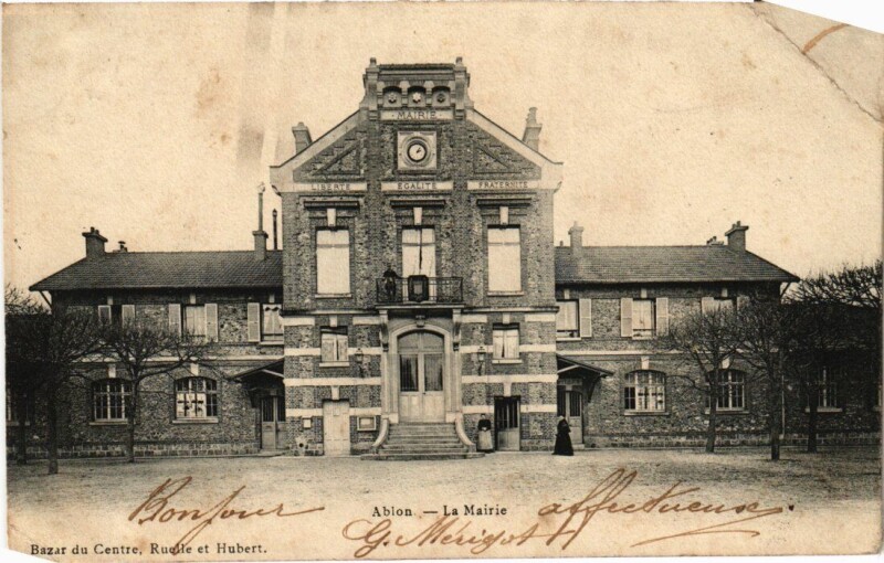 Carte postale ancienne Ablon La Mairie France