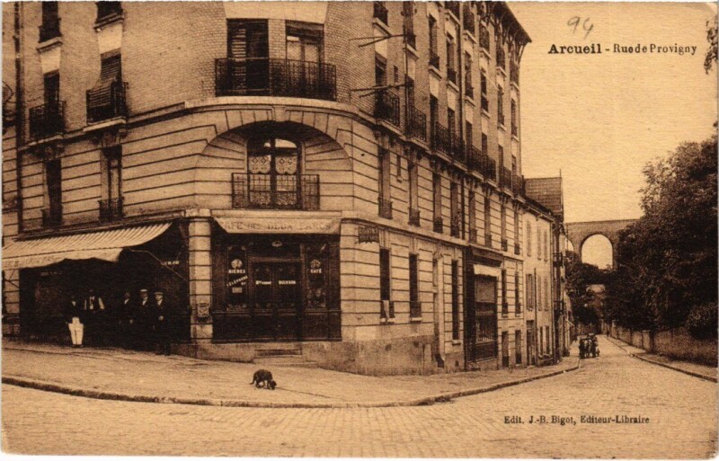 Carte postale ancienne Arcueil Ruede Provigny France à Arcueil