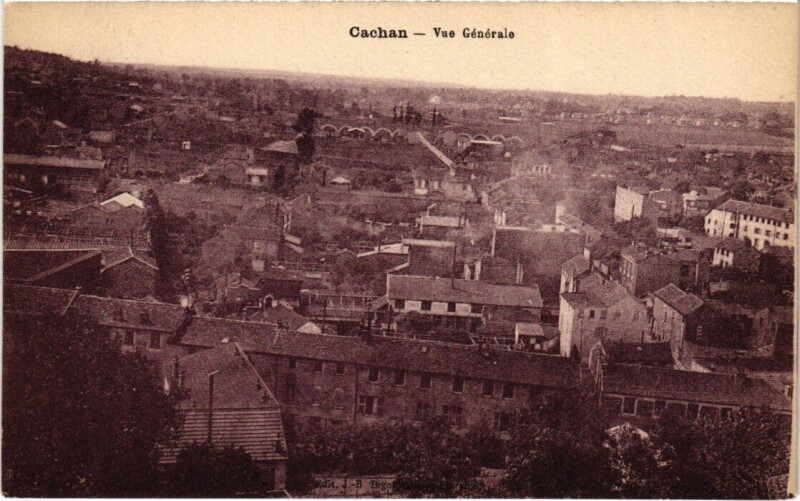 Carte postale ancienne Cachan Vue Generale France à Cachan