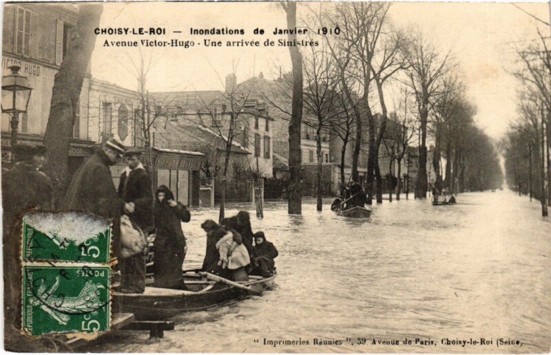 Carte postale ancienne Choisy-Le-Roi Avenue Victor Hugo France à Choisy-le-Roi