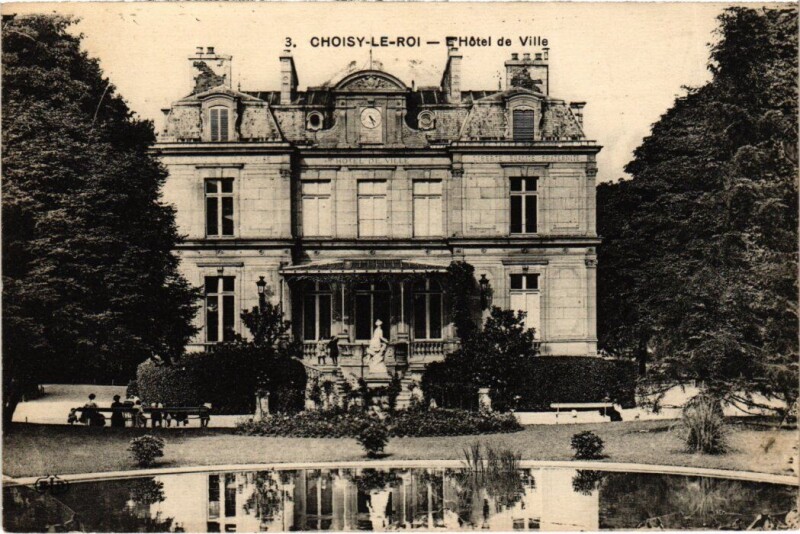 Carte postale ancienne Choisy-Le-Roi L'Hotel de Ville France à Choisy-le-Roi