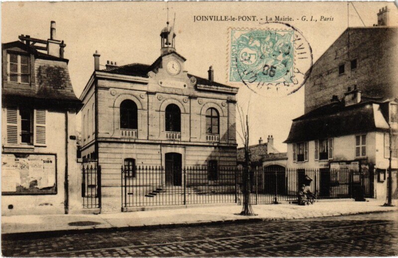 Carte postale ancienne Joinville-le-Pont La Mairie France à Joinville-le-Pont