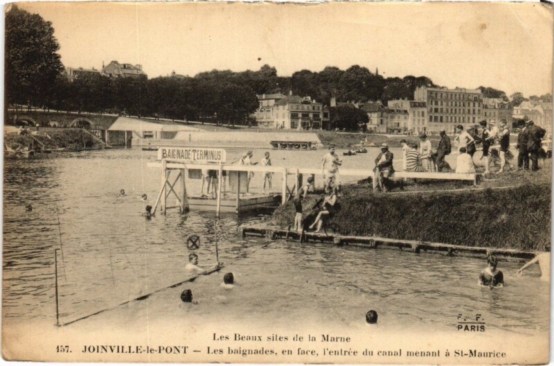 Carte postale ancienne Joinville-le-Pont Les Beaux siles de la Marne France à Joinville-le-Pont