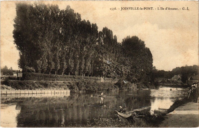 Carte postale ancienne Joinville-le-Pont L'Ile d'Amour France à Joinville-le-Pont