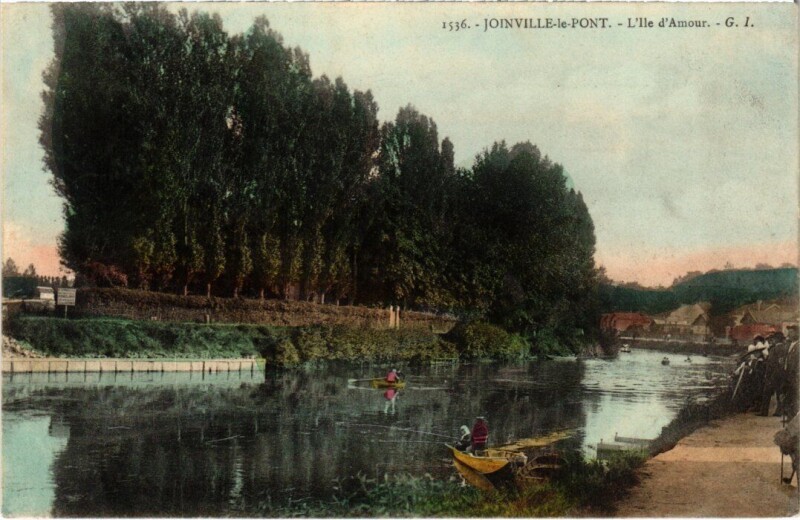 Carte postale ancienne Joinville-le-Pont L'Ile d'Amour France à Joinville-le-Pont