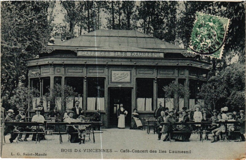 Carte postale ancienne Bois de Vincennes Une Pelouse France à Vincennes