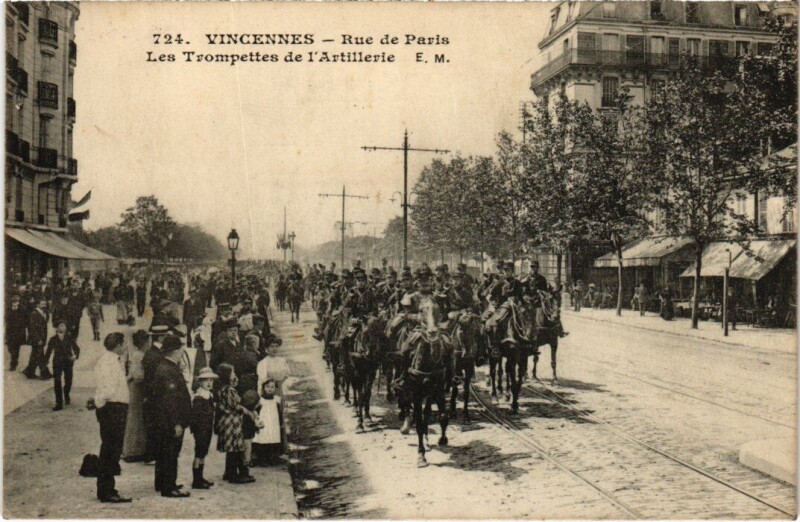 Carte postale ancienne Souvenir de Vincennes France à Vincennes